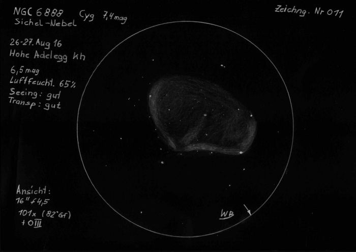 NGC 6888 Zeichnungneg