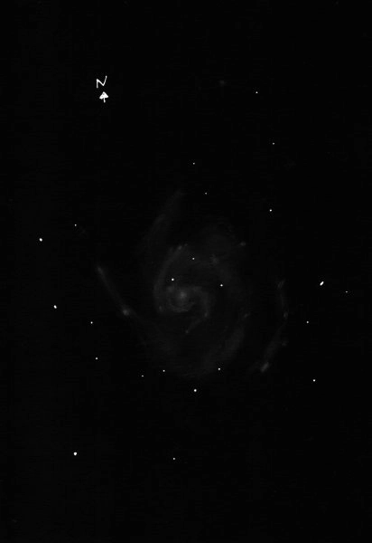 M 101 mit HII Regionen im Frühjahr 2026